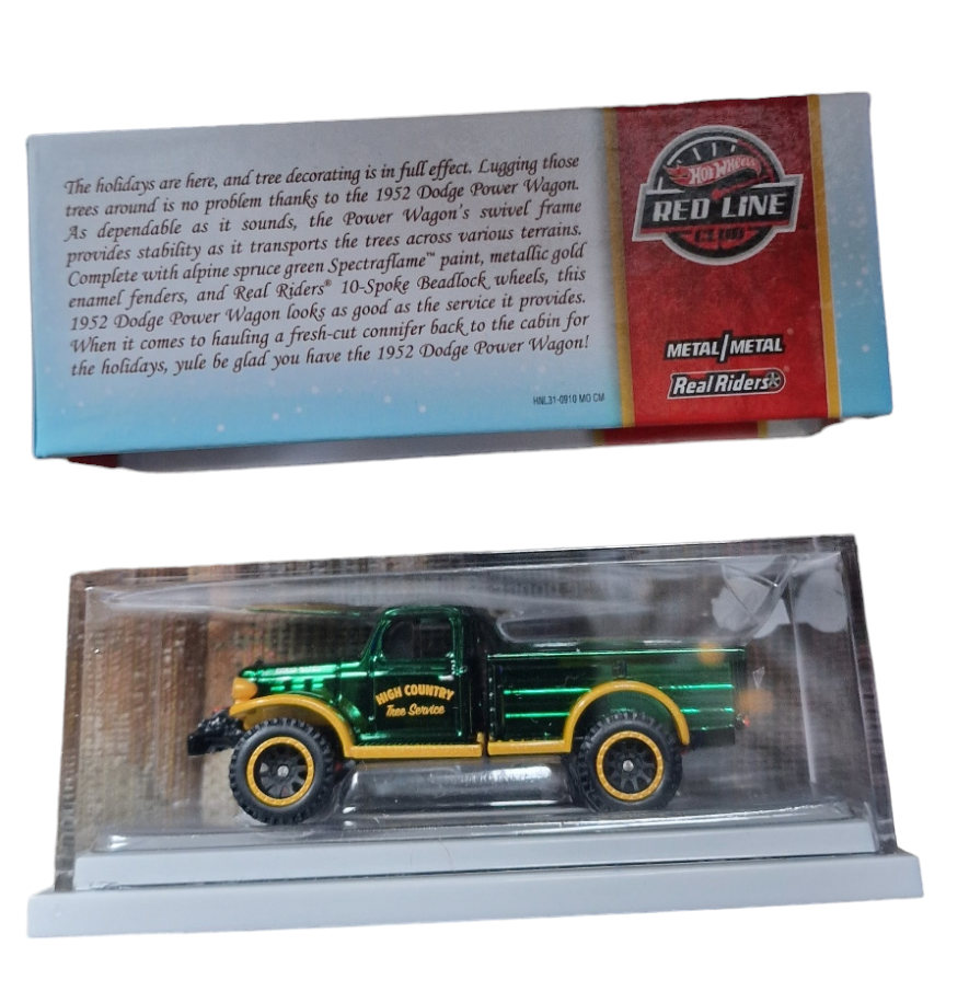 Hot Wheels RLC Exclusive Holiday 1952 Dodge Power Wagon Limitiert OVP