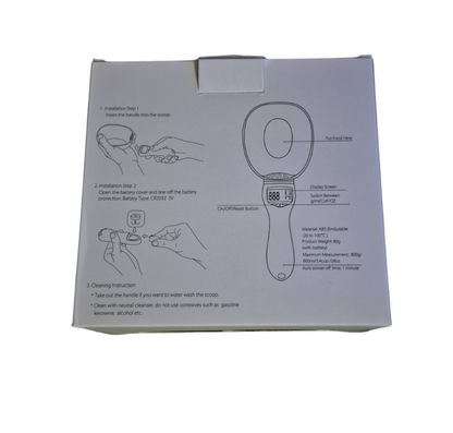 Futterwaage für Hunde Katzen Elektronisch Messlöffel Tasse Digitaler Bildschirm