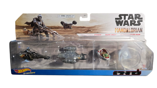 Hot Wheels Star Wars Starship Vehicles 3-Pack mandalorianische Fahrzeuge