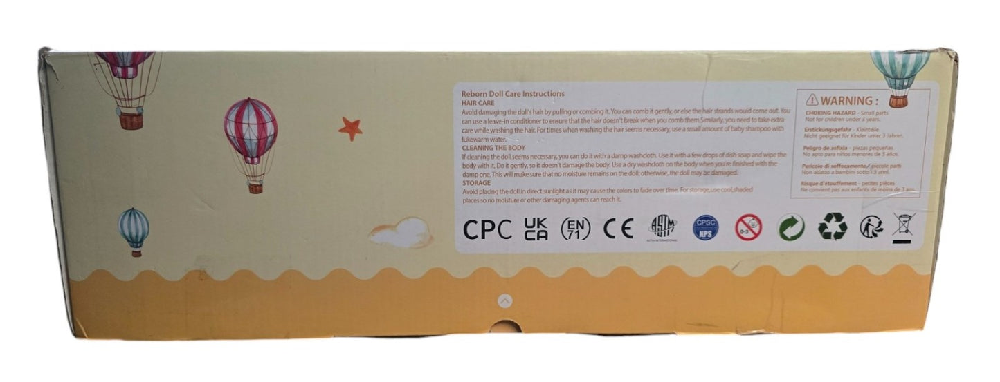 BABESIDE Reborn Puppen Lebensecht 17 inch Wie Echtes Baby Realistische B-Ware