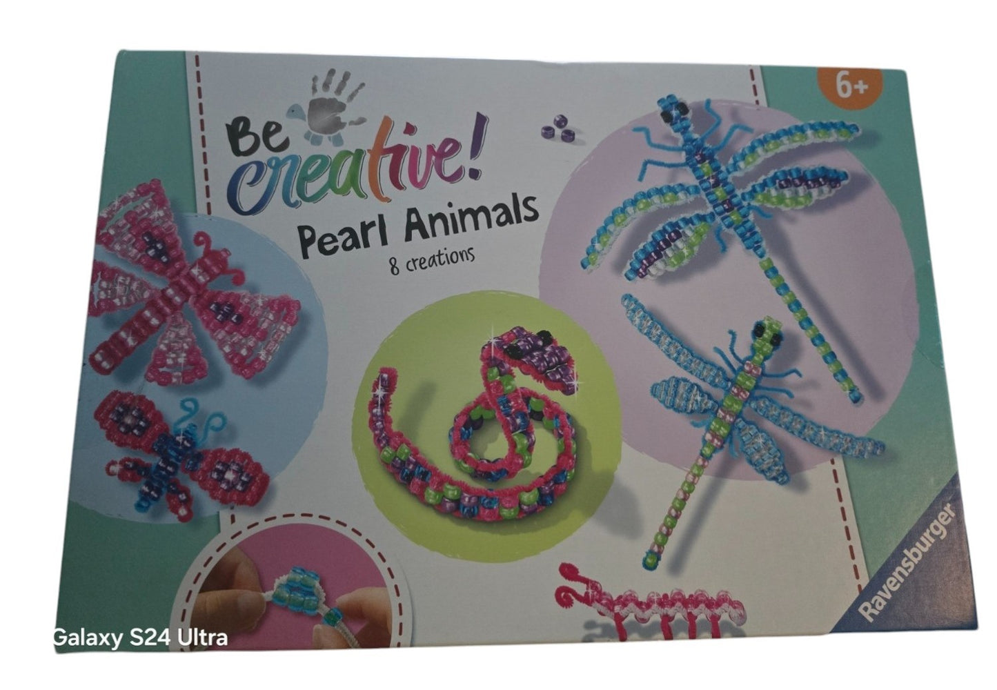 Ravensburger 18247 BeCreative Pearl Animals fädeln, DIY für Kinder
