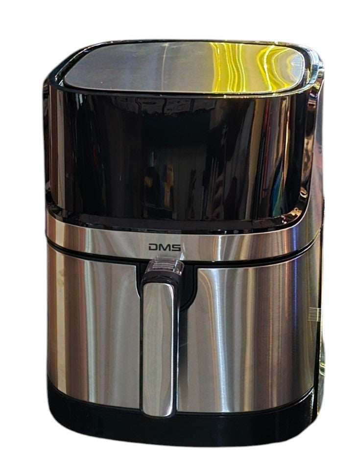 DMS HF-6E 1800W 6L Heißluftfritteuse - Silber/Schwarz, XXL