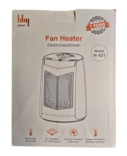 HIHHY H-921 Heizlüfter PTC Keramik Heizlüfter 800W