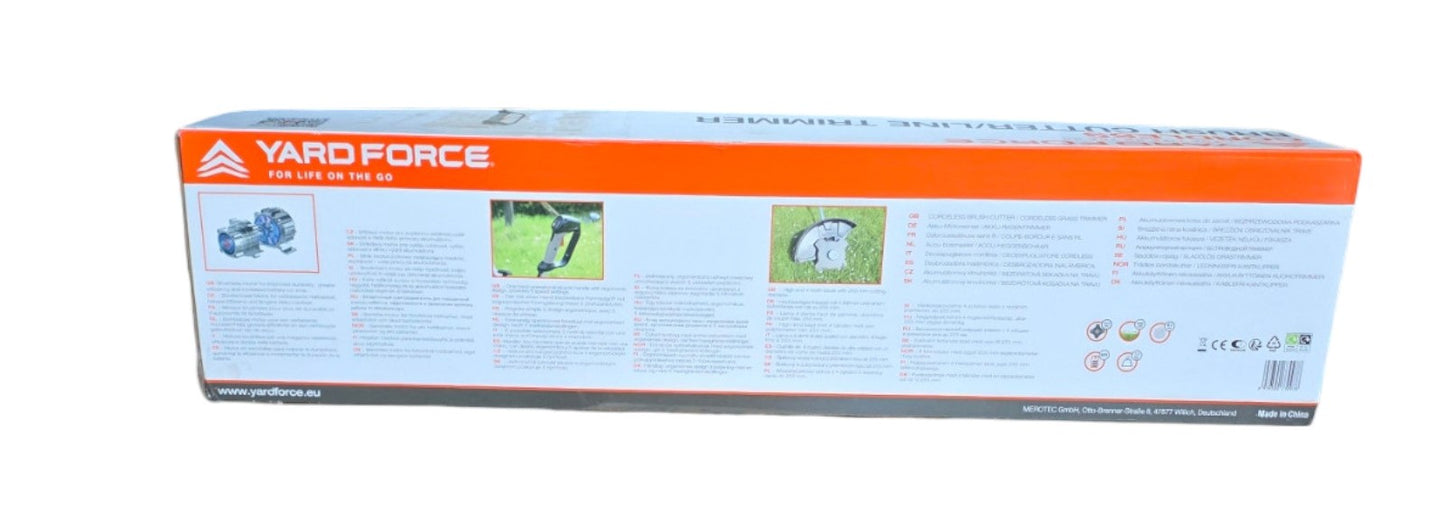 Yard Force 60 Volt - Akku-Freischneider - Rasentrimmer - LT M30W Solo ohne Akku