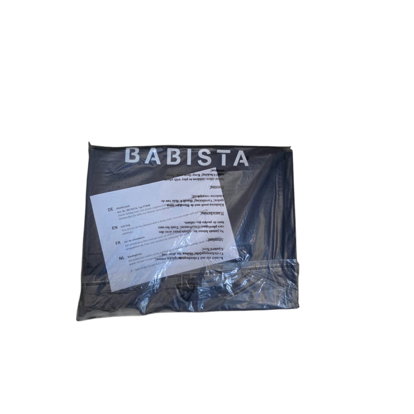 BABISTA Kleidersack mit Reißverschluss – dunkelblau – Kleidungsschutz NEU & OVP