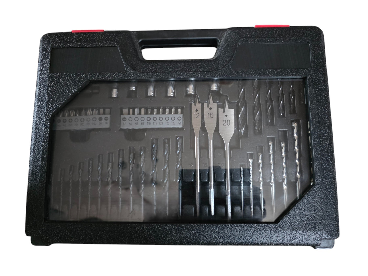 CRAFTOMAT Bohr-und Bit Set -60 Teilig-In Kunststoff Kassette Bauhaus Qualität