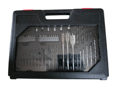 CRAFTOMAT Bohr-und Bit Set -60 Teilig-In Kunststoff Kassette Bauhaus Qualität