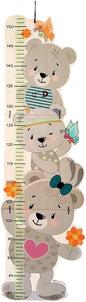 Hess Messlatte Bär Kindermesslatte Holz Messskala von 79 bis 152 cm mehrfarbig