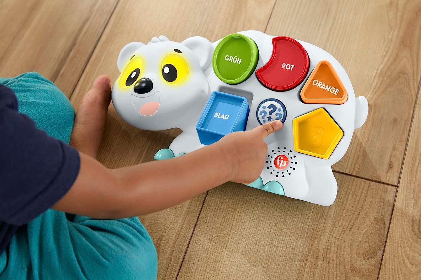 Fisher-Price HJR15 - BlinkiLinkis Formen Eisbär,