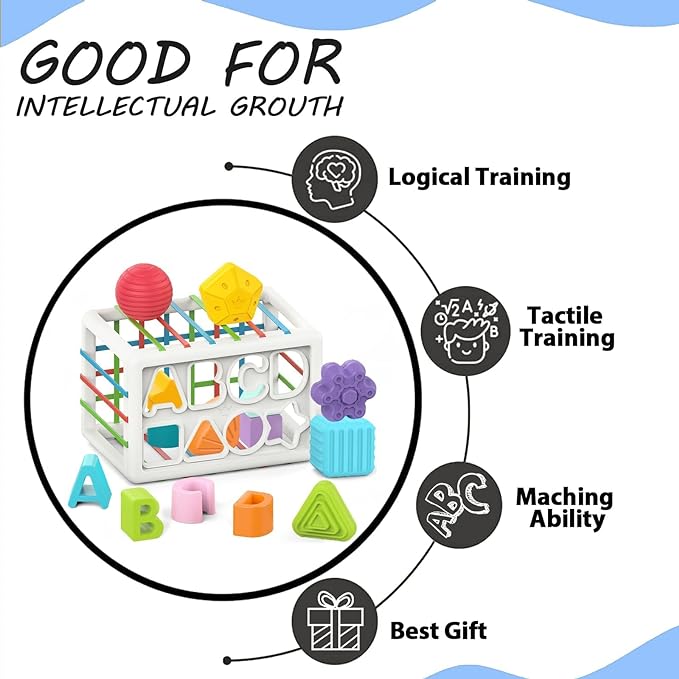 Baby Montessori Spielzeug ab 1 Jahr, Sensorische Spielzeug Vorschule Geschenk