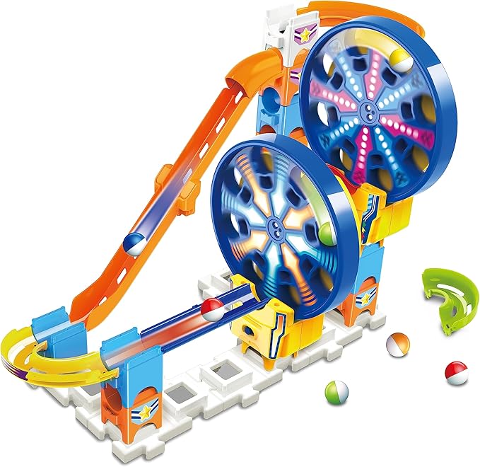 VTech Marble Rush - Fun Fair Set M300 E – Interaktive Murmelbahn