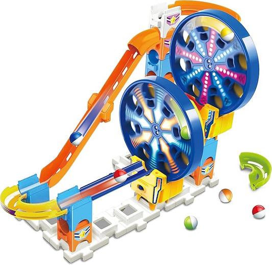VTech Marble Rush - Fun Fair Set M300 E – Interaktive Murmelbahn
