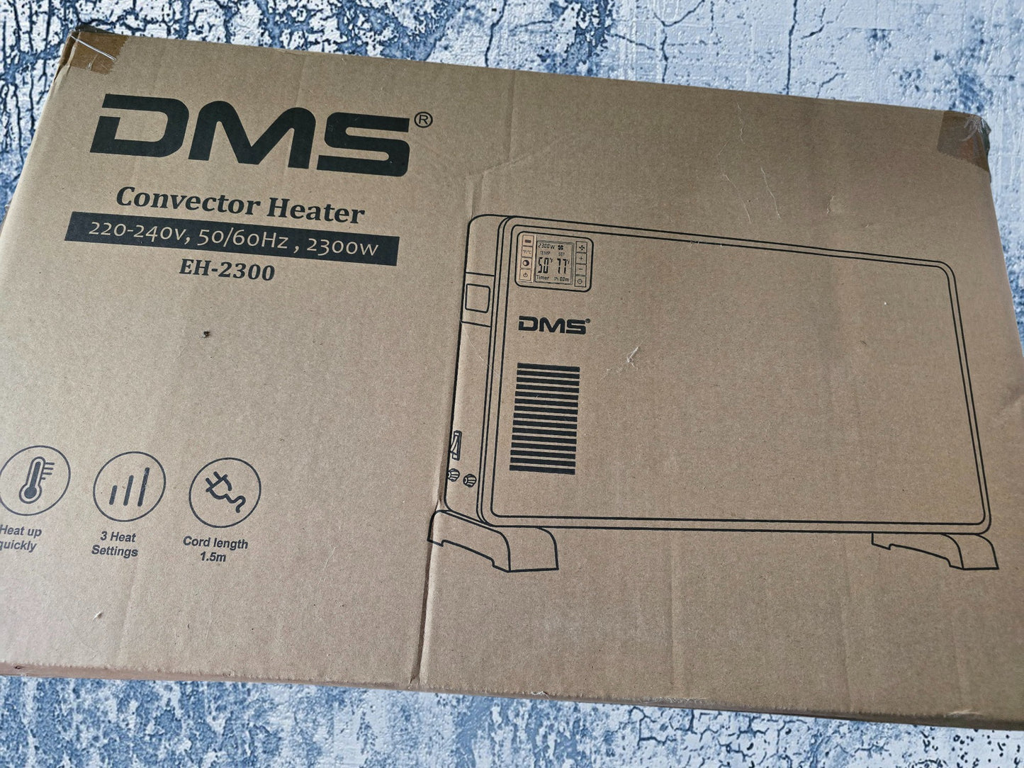 DMS® Elektroheizung Konvektor Heizgerät Heizkörper Elektroheizer Heizung EHK-230