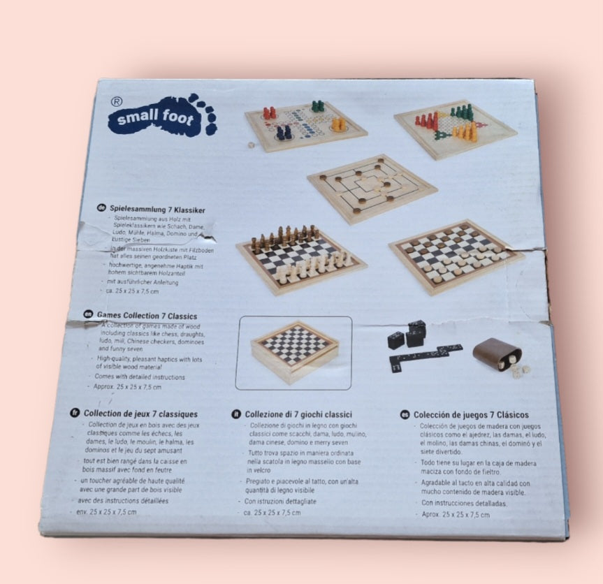 Small Foot Spielesammlung Holz #Gesellschaftspiel #Retourware