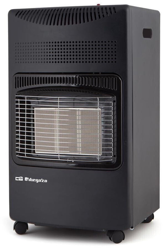 Orbegozo HCE73 Gasheizer 4200W mobil Piezozündung ODS schwarz