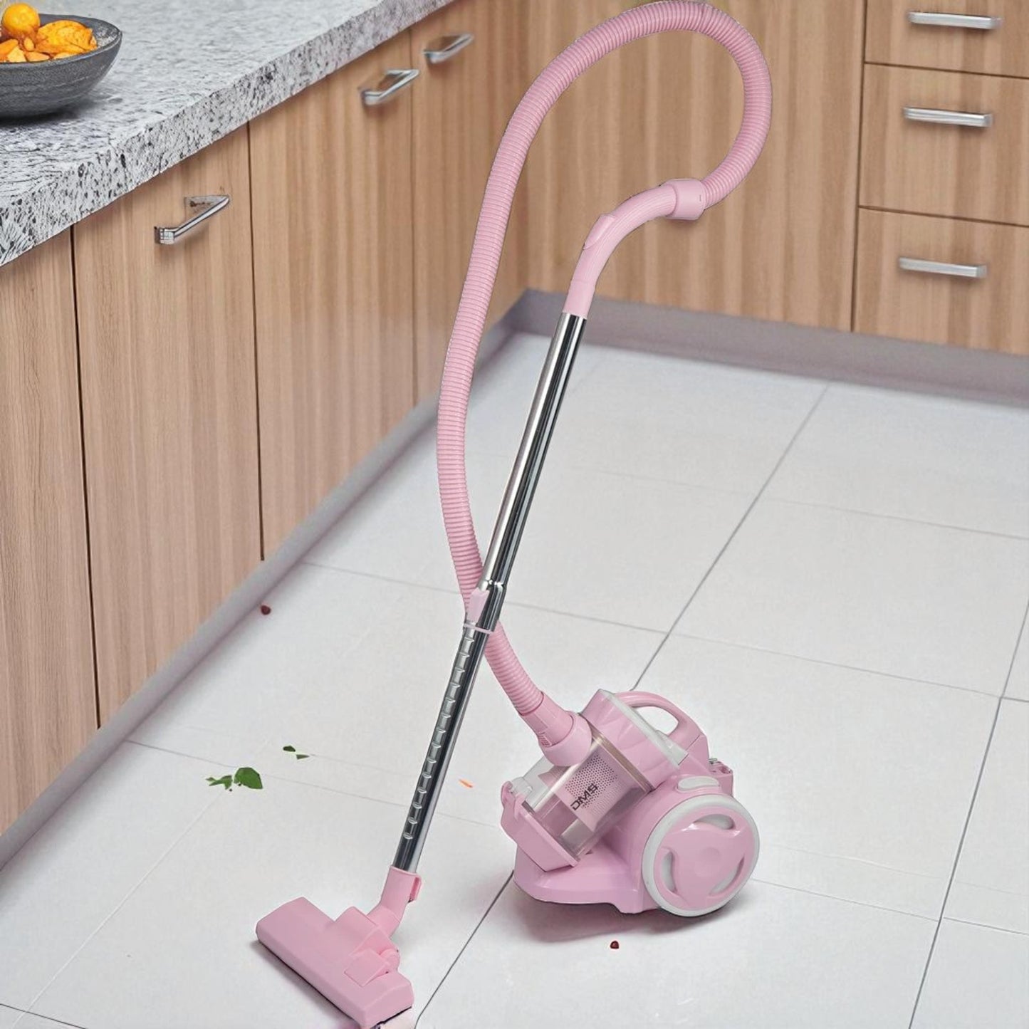 DMS VC700P Staubsauger 800W beutellos HEPA-Filter,Teleskoprohr,Bodenbürste