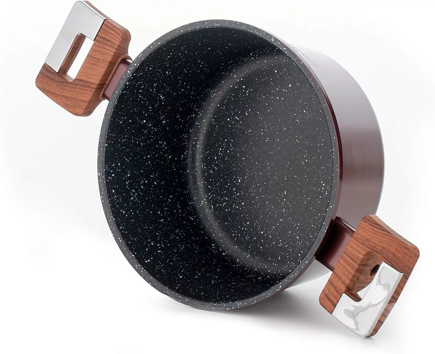 DMS Topfset mit Deckel - Burgundy, 10-teilig (SM4010BG)