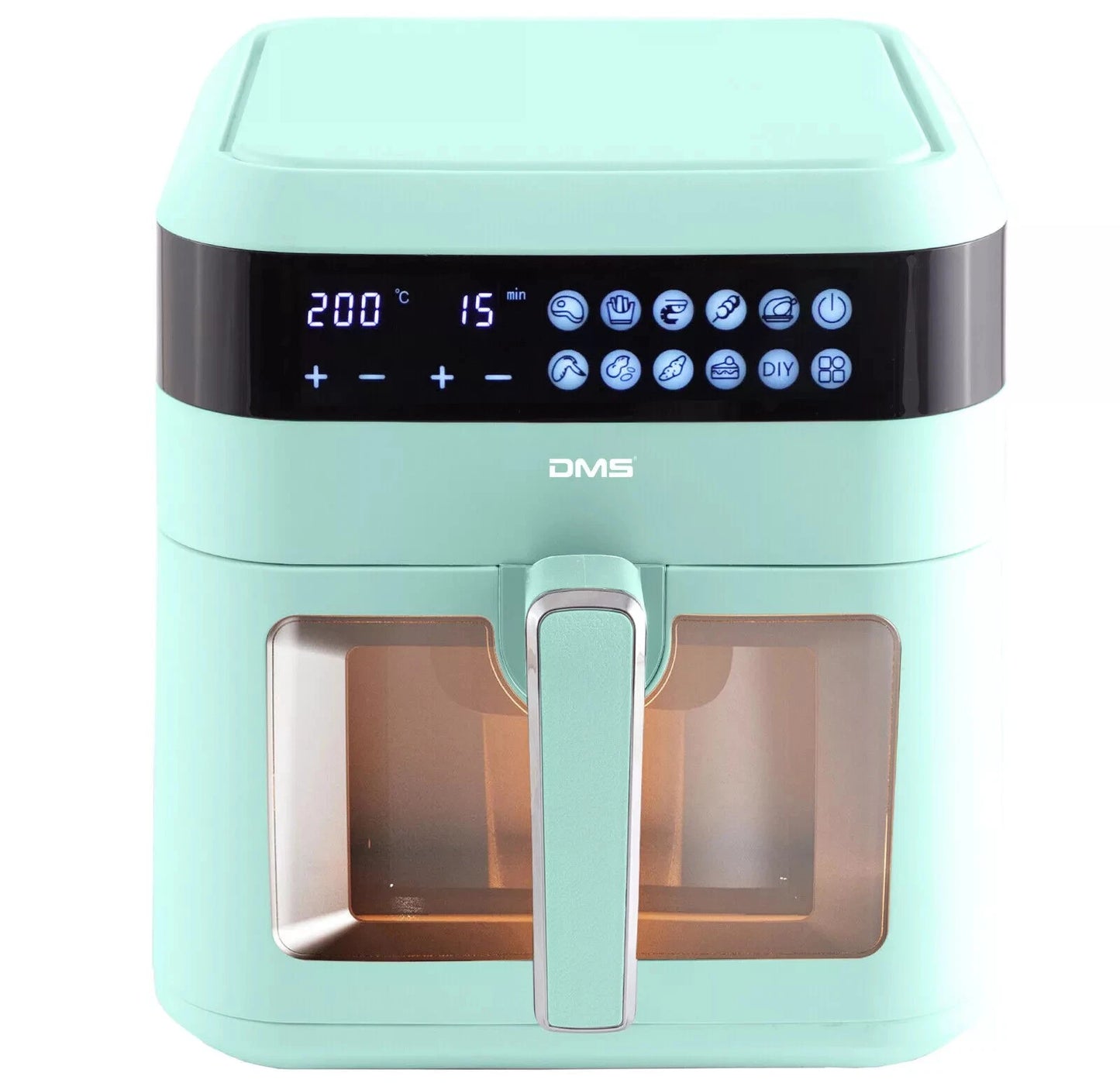 DMS Heißluftfritteuse Fritteuse HeißluftAirfryer Digital Edelstahl XXL HFG-7B 7L