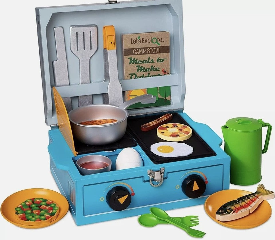 Melissa & Doug Let's Explore Camp Ofen Spielset -#