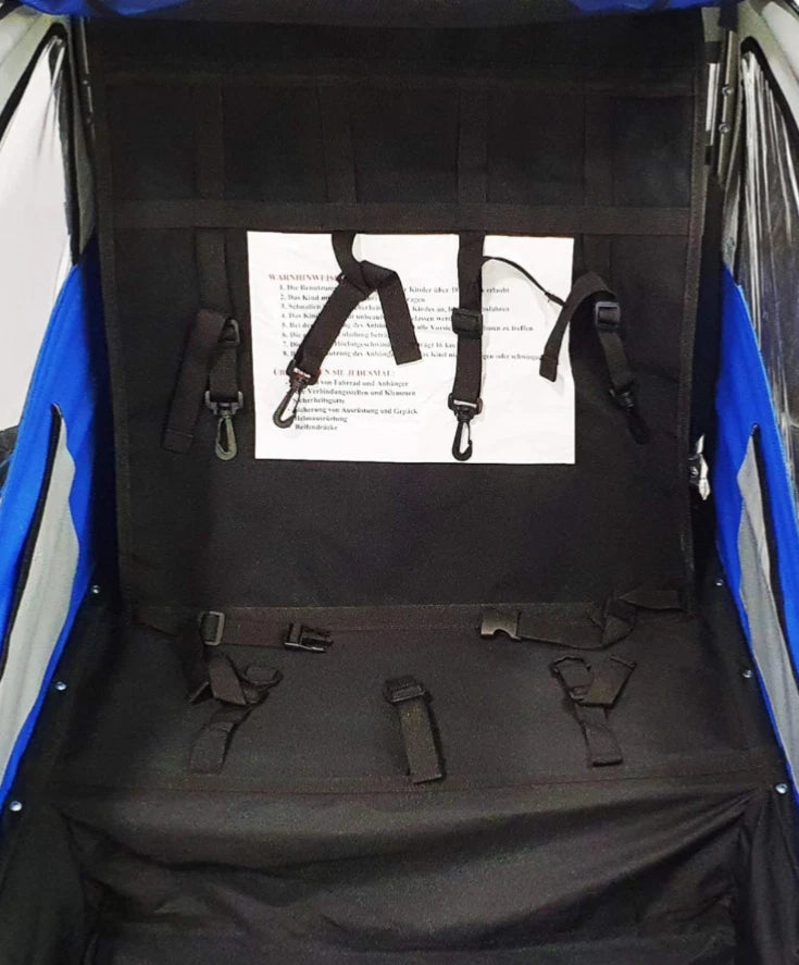 DMS® Fahrradanhänger 2in1 Kinderanhänger Fahrrad Anhänger Jogger Radanhänger
