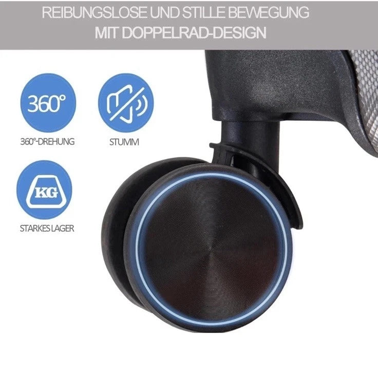 DMS 7tlg Hartschalen Kofferset Koffer Reisekoffer Trolley ABS-Hartschale