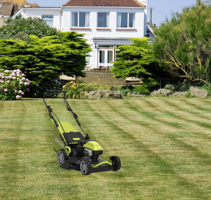 G-Force XR120 G1LMX46 S400 Akku-Rasenmäher und Laubbläser 120V starkes gespann im Sale