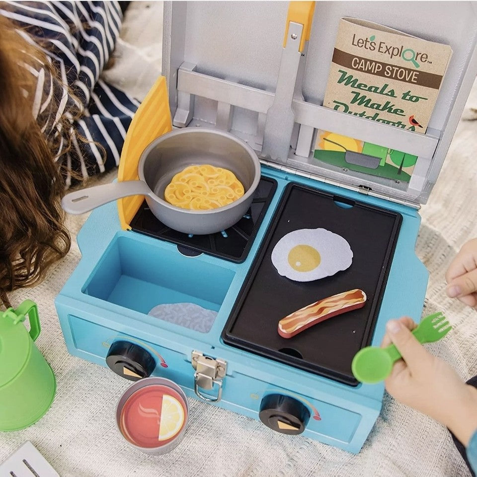 Melissa & Doug Let's Explore Camp Ofen Spielset -#