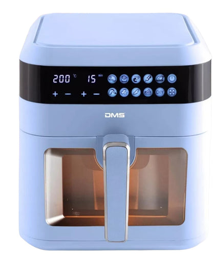 DMS Heißluftfritteuse Fritteuse HeißluftAirfryer Digital Edelstahl XXL HFG-7B 7L